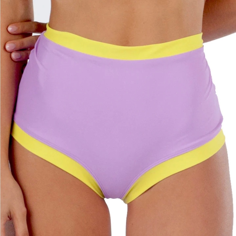 NWT Lolli Lavender & Citron Cheeky High Waisted Bottom